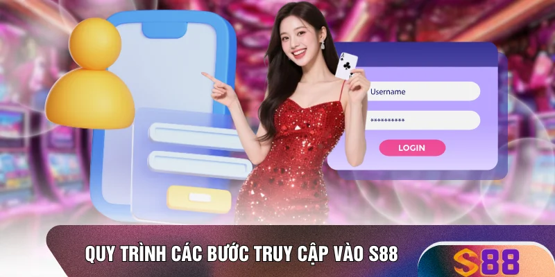 Quy trình các bước truy cập vào S88