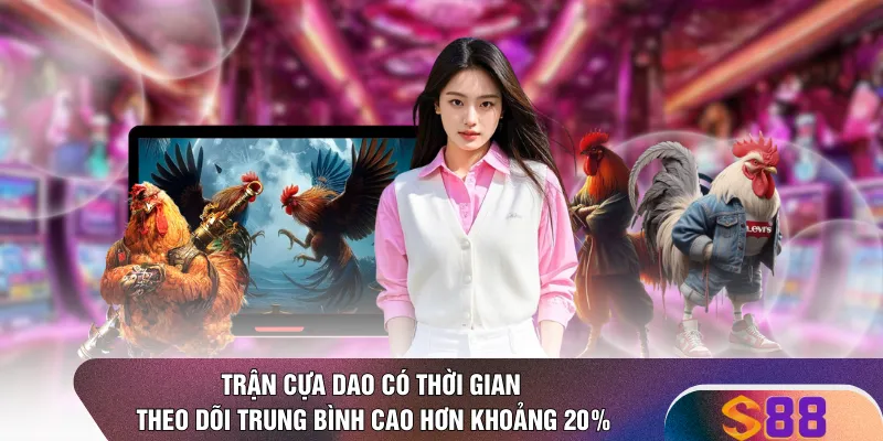 Trận cựa dao có thời gian theo dõi trung bình cao hơn khoảng 20%